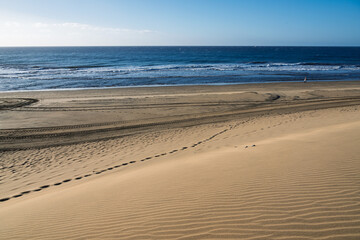 Dunes of Maspalomas, Gran Canaria, Spain.