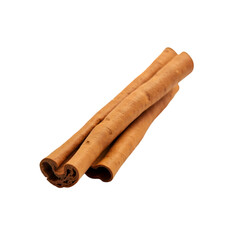Sri Lankan cinnamon isolated on transparent background