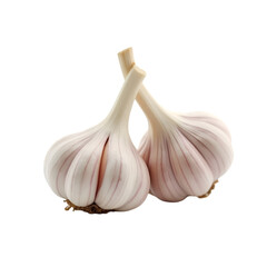 garlic isolated on transparent background