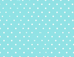Cute simple light blue and white polka dot background vector material