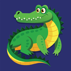 crocodile vector
