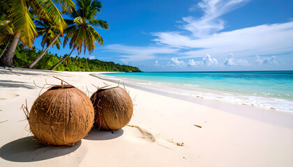 打ち上げられたココナッツ