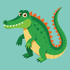 crocodile vector
