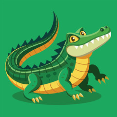 crocodile vector
