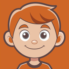 cartoon child boy