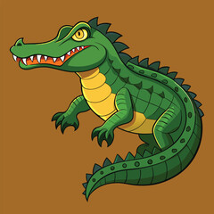 Fototapeta premium crocodile vector 