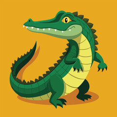 crocodile vector
