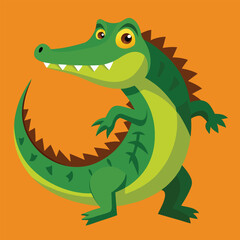 crocodile vector
