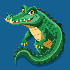 crocodile vector
