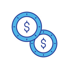 Financial Success icon vector stock illustration