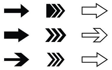 Arrows, Arrow vector collection. Arrow icon set. Modern simple arrows. set of different arrows sign. 