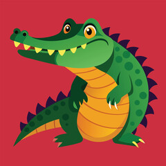crocodile vector
