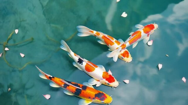colorful fish in aquarium