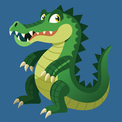 crocodile vector
