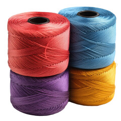 Sewing thread isolated on transparent background.