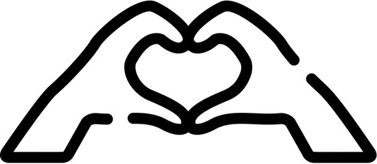 Love icons. Friendship Heart, Kiss and Love line icon. Vector illustration. Editable stroke. stock illustration