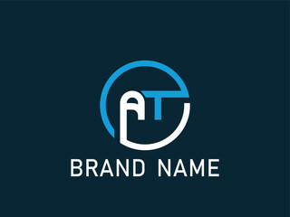Initial letter AC monogram logo. AC logo design vector. AC logo, Letter AC
