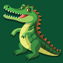 crocodile vector
