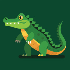 crocodile vector
