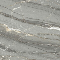 A rough, gray stone wall texture reveals an old, cracked surface pattern