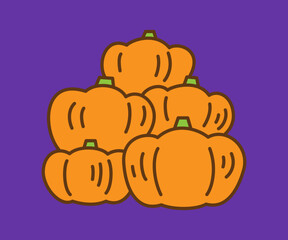 かわいいパンプキン ハロウィン