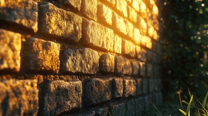 Chipped wall showing fragmented textures in sunlight