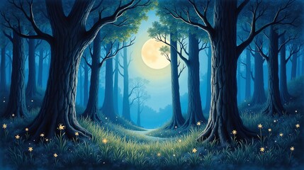 Whispering Trees of Twilight