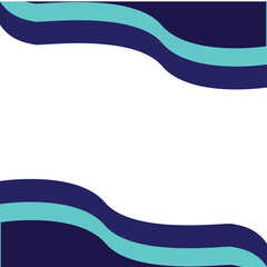 Abstract blue Frame: A stylish and modern frame design featuring vibrant blue geometric shapes, providing a clean and elegant border for various design projects.