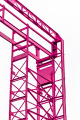 Portique industriel, structure métallique 