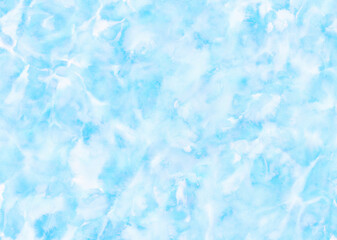水色の水彩背景 