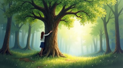 Unity with Nature's Majesty