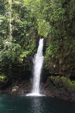 Afu Aau Waterfall/Olemoe Falls in Savai'i Island