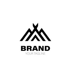 Fototapeta premium Summit Logo. Summit Logo Design. Summit Logo Brand. Summit Logo Vector Design Isolated on White Background