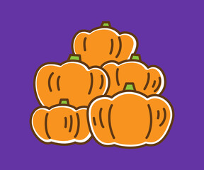 かわいいパンプキン ハロウィン