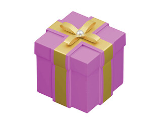 gift box icon 3d illustration render