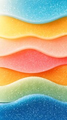 Abstract Pastel Wave Texture Background