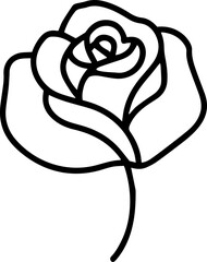 flower icon outline 