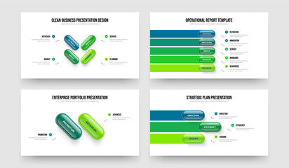 Project Analysis Four Five Two Three Step Diagram Frame Design Vector Illustration Set. Financial Innovation 4 5 2 3 Element Infographic Slideshow Template Collection.