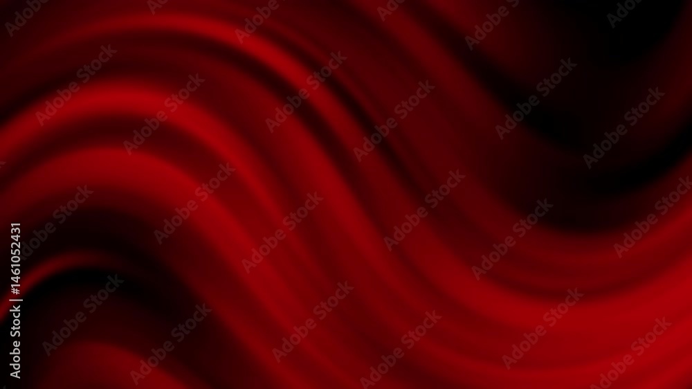 Poster a silky smooth red abstract wave background with gentle curves and soft gradients.