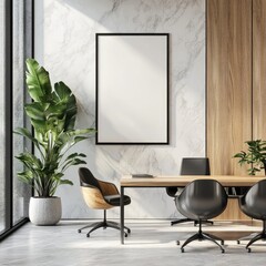 Modern office meeting room