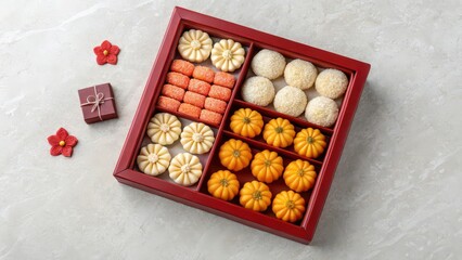 korean rice cakes tteok colorful sweets