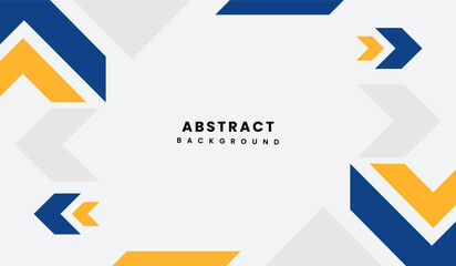 Blue and yellow abstract geometric background vector illustration
