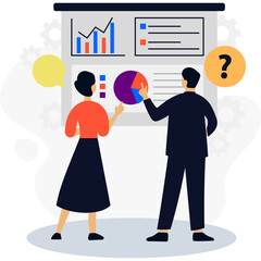 Business Discussion Illustration