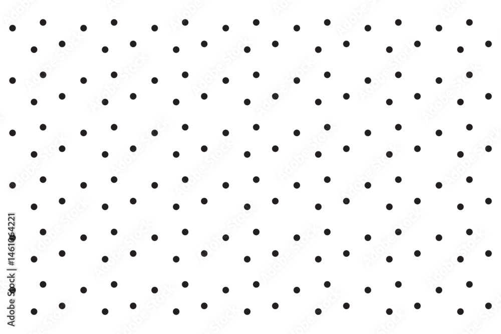 Poster random dots texture. small polka dot seamless pattern background. black and white dots.