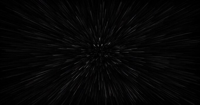 Hyperspace travel. Loop. 4K Vertical