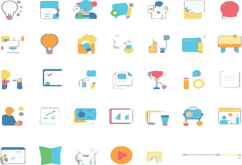  Business Workflow Icons Set