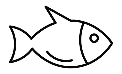 fish icon set. Christian fish symbol. Jesus fish icon religious sign. Vector illustration
