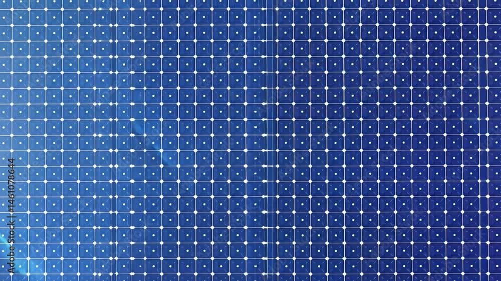 Poster vibrant blue geometric pattern close up view of textured grid of squares, showcasing symmetry and mo