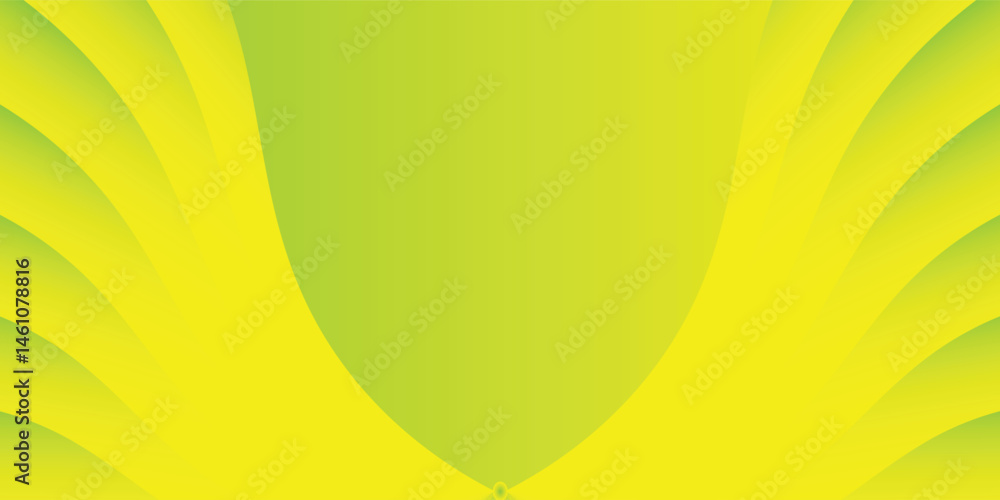 Aufkleber modern center yellow abstract gradient background on orange background with yellow wings design for 