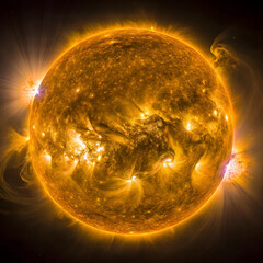 planet earth in space